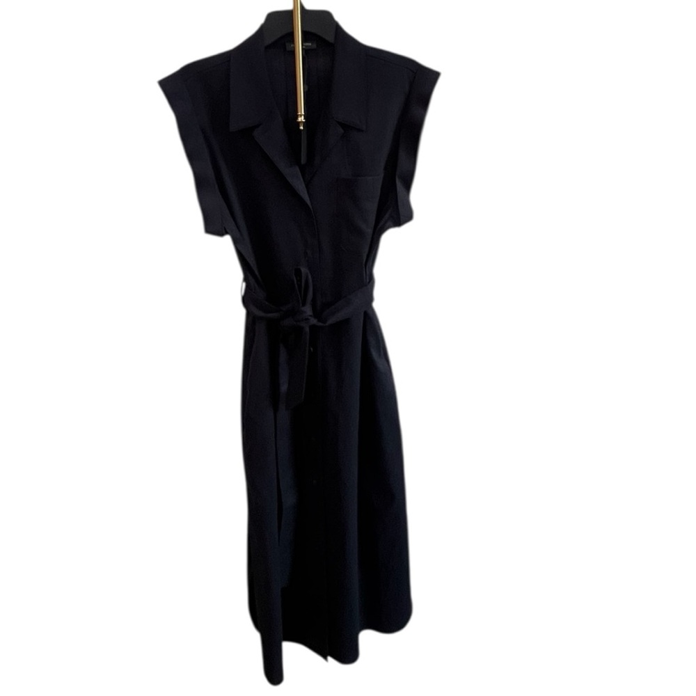 Linen Dress Rag & Bone Helena in Salute Blue MSRP $450